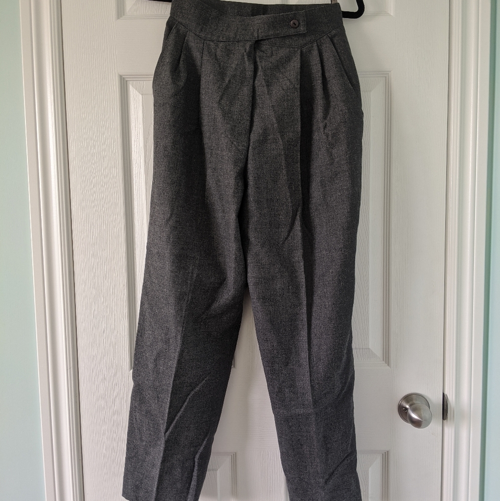 80's Style Gray Trousers